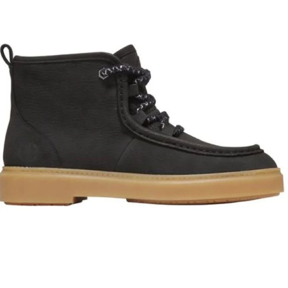 Cole Haan Women's 7.5 B All Day Summit Chukka Bootie Black Boots